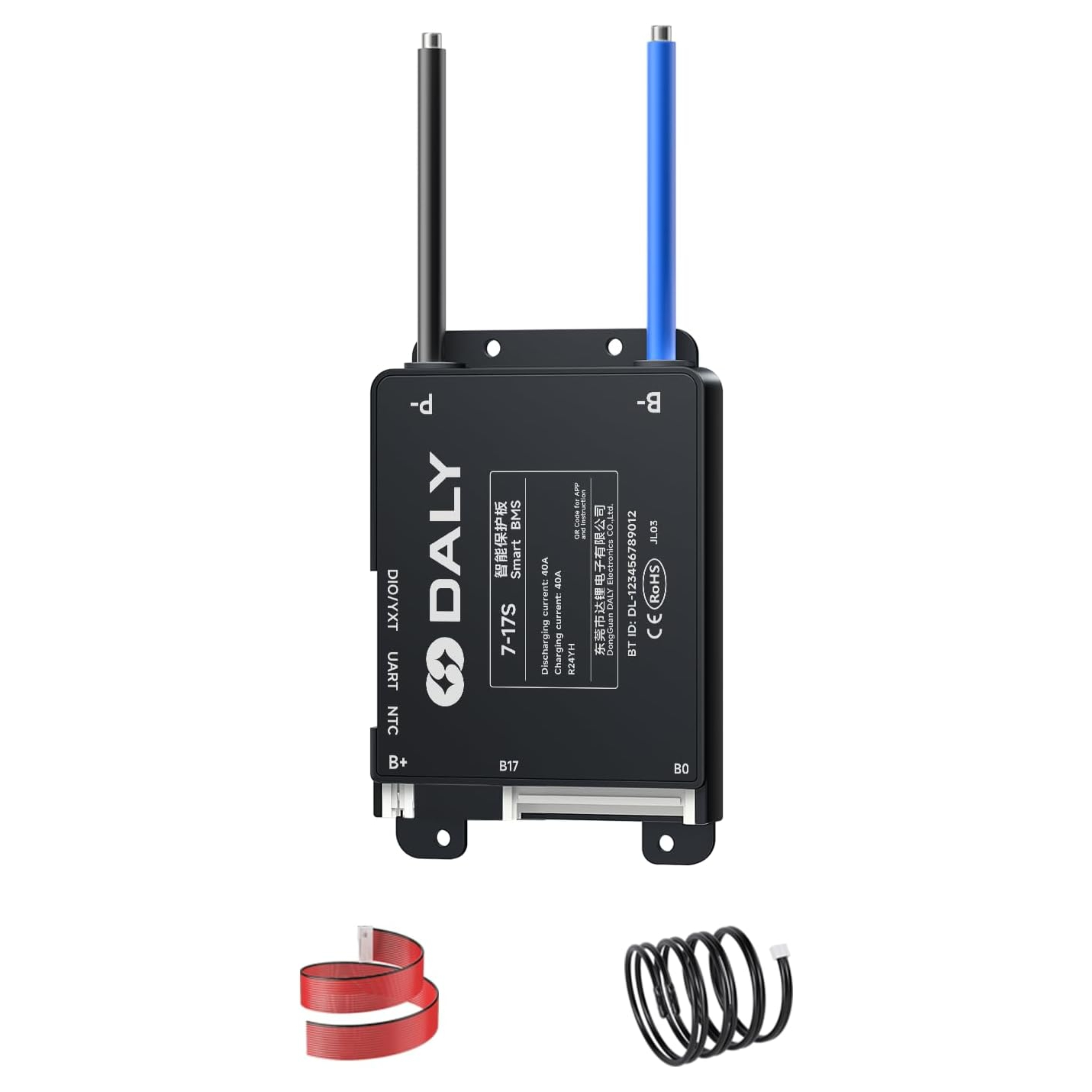 DALY BLACK SMART BMS 7-17S 40A